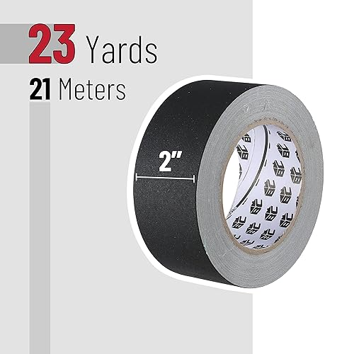 Miniatura 2 de Bates - Cinta para palos de 2 pulgadas 23 yardas cinta para palos cinta negra para palos cinta para palos cinta negra de 2 pulgadas cinta para piso