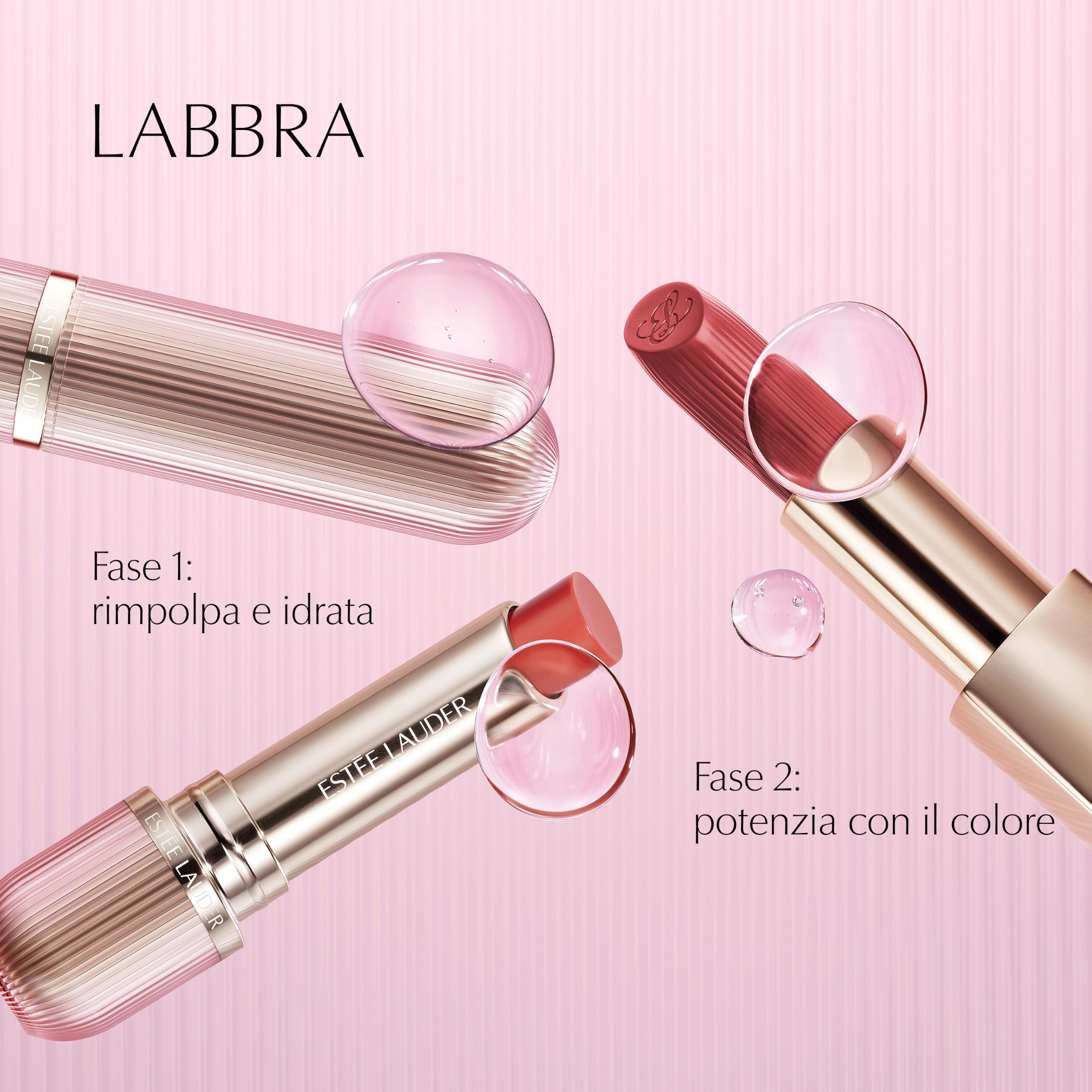 Estée Lauder Futurist HydraPlump Tinted Lip Balm - Balsamo labbra con Acido Ialuronico e colore che si adatta al pH, 2.8g