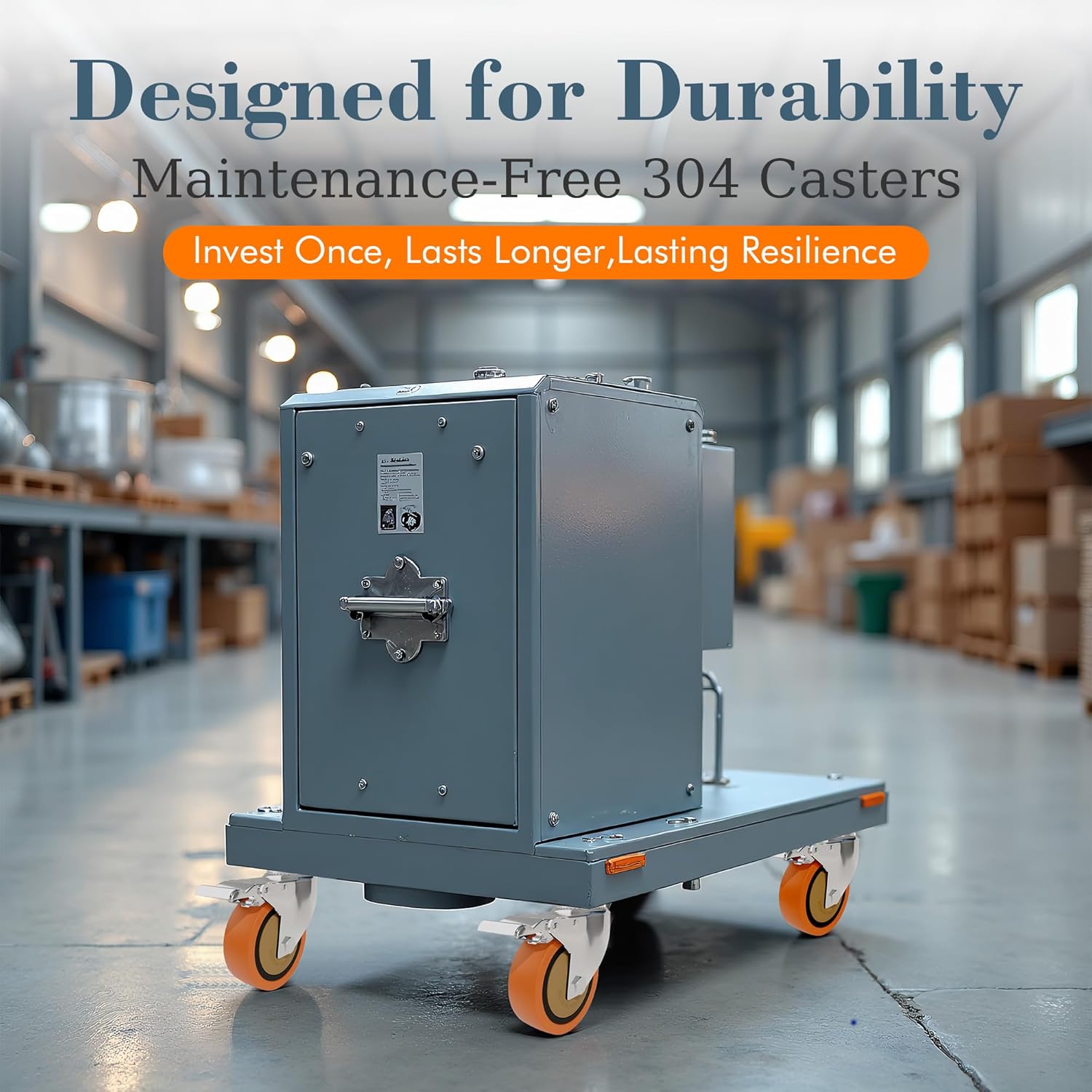 2 Inch Stainless Steel Caster Wheels with Brake,304 Rust-Proof Casters,360° Swivel,Anti-Corrosion Industrial Stainless Steel Castors for Kitchen,Labs,Restaurant,Furniture,Outdoor,Set of 4