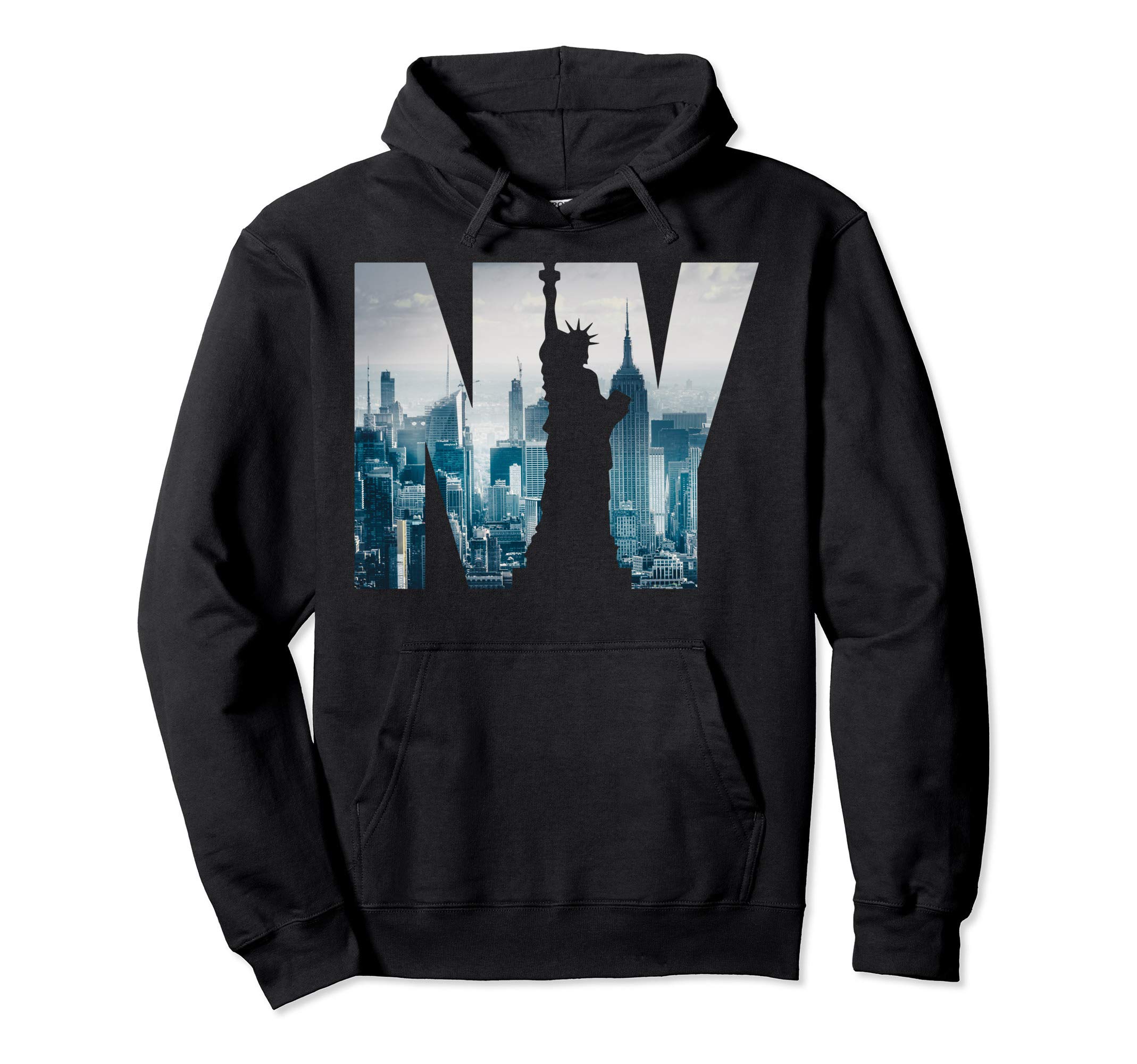 Bahaa's TeeI NYC Skyline Pullover HoodieOEKO-TEX STANDARD 100
