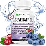 Extra Strength Resveratrol 1568mg - 180 Capsules - 3 Months Supply | Antioxidant Supplement | Natural Trans-Resveratrol Pills | for Anti-Aging, Heart Health, Immune System & Brain Function