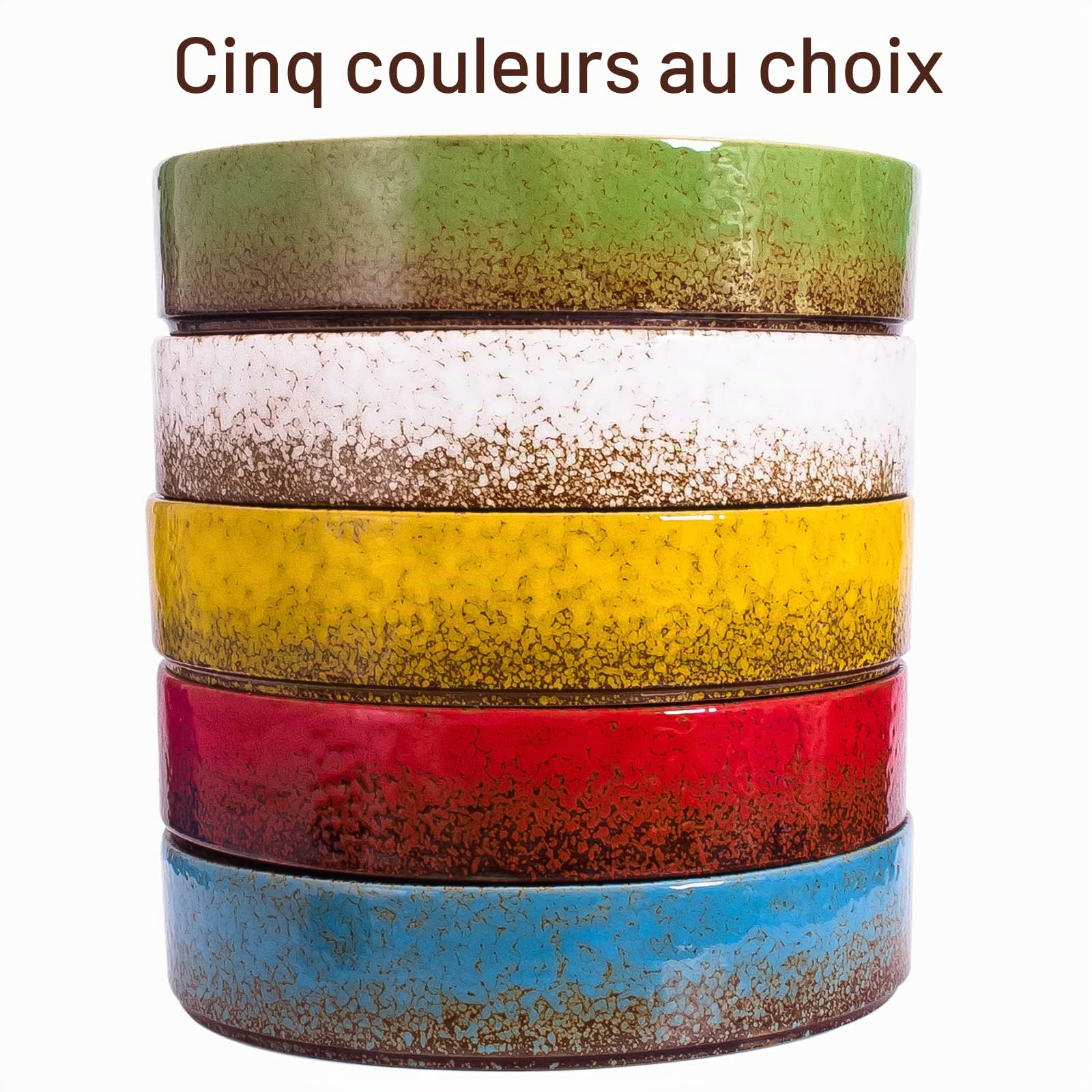 ARTKETTY Pots de Fleurs – Pot de bonsaï en céramique avec Drainage – Grand Pot de Fleurs pour Plantes Grasses d'intérieur – Pot de Fleurs décoratif avec Support