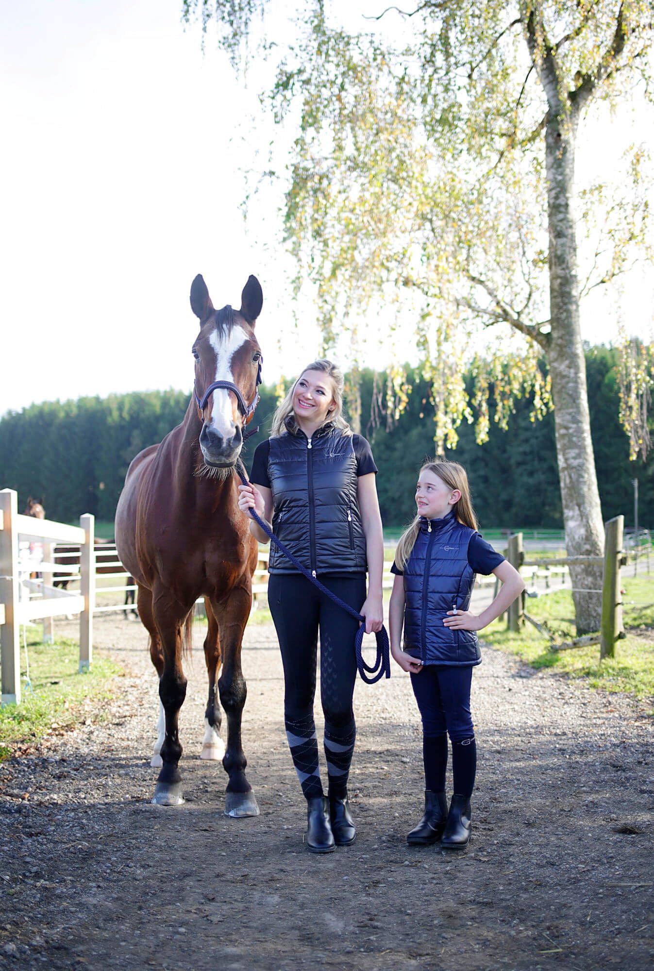 Covalliero Kerbl Reitleggings Equona, Vollbesatz, Mädchen, dunkelblau, 152/158