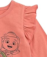 Vista 6 de CoComelon JJ Cody Nina - Conjunto de camiseta y leggings para bebés y niños pequeños