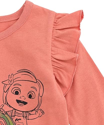 Miniatura 6 de CoComelon JJ Cody Nina - Conjunto de camiseta y leggings para bebés y niños pequeños