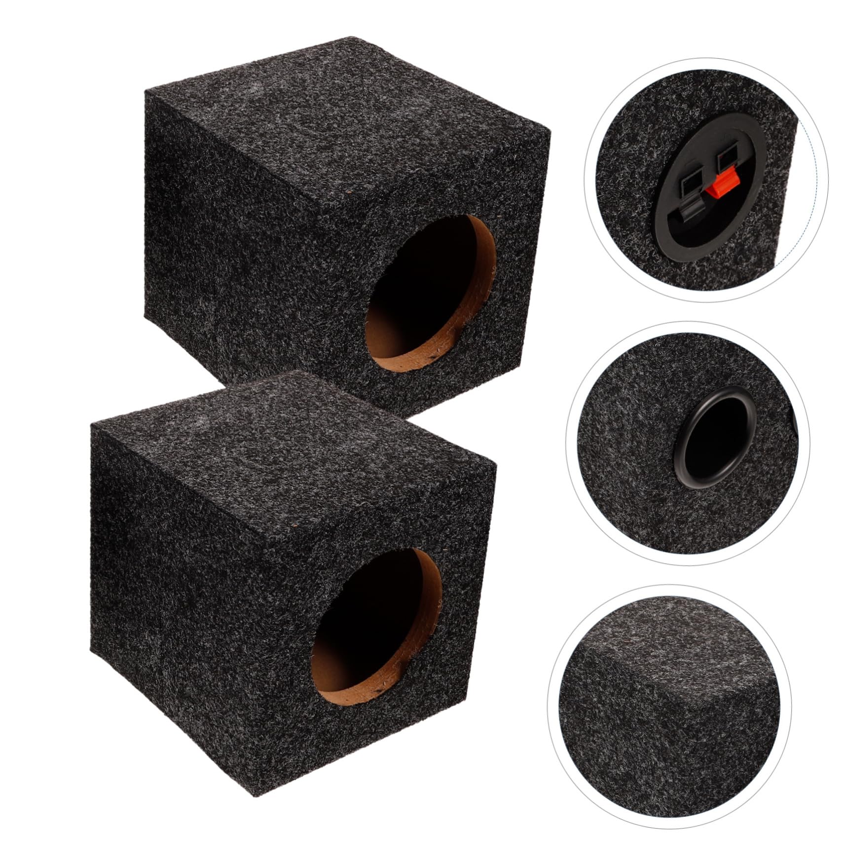 Holibanna Subwoofer Box Per Auto Involucro Singolo Per Subwoofer Accessorio Diy Per Audio Dei Bassi Con Materiali Per Esperienza Musicale