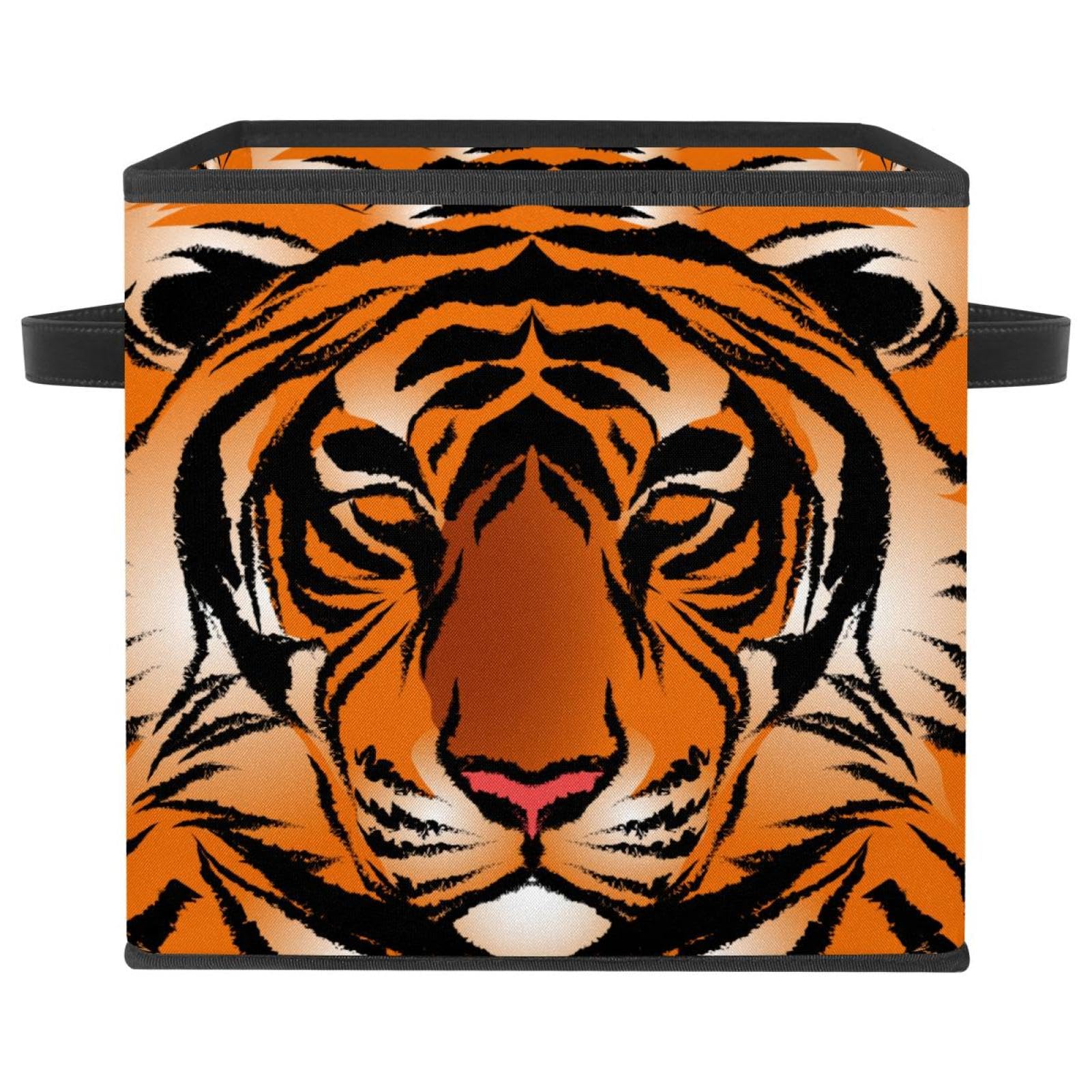 Boîte de rangement pliable tigre pour organiser la chambre d'enfant et les jouets