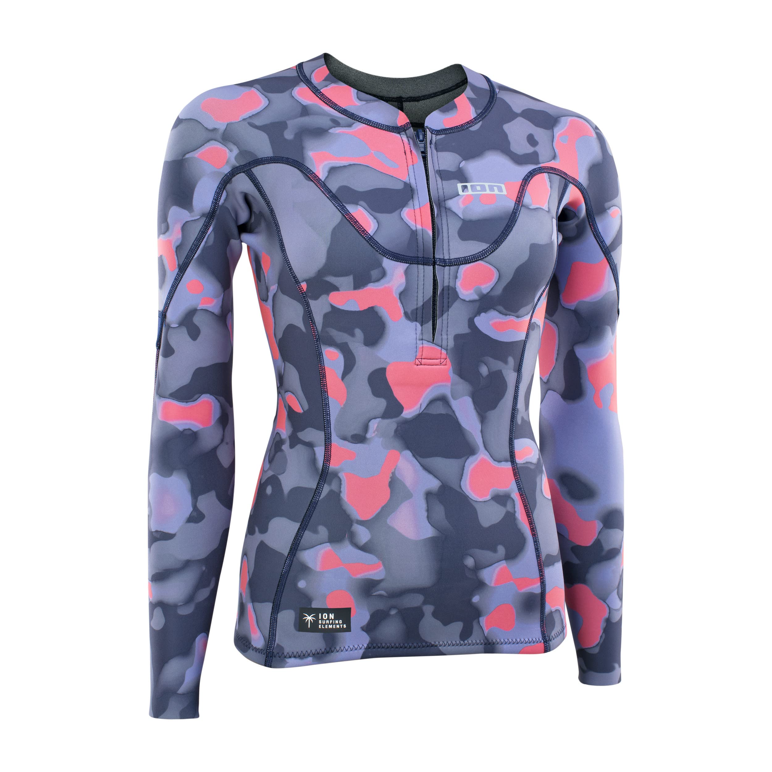 ION Traje de neopreno para mujer con cremallera Top 1.5 Capsule-pink 42/XL