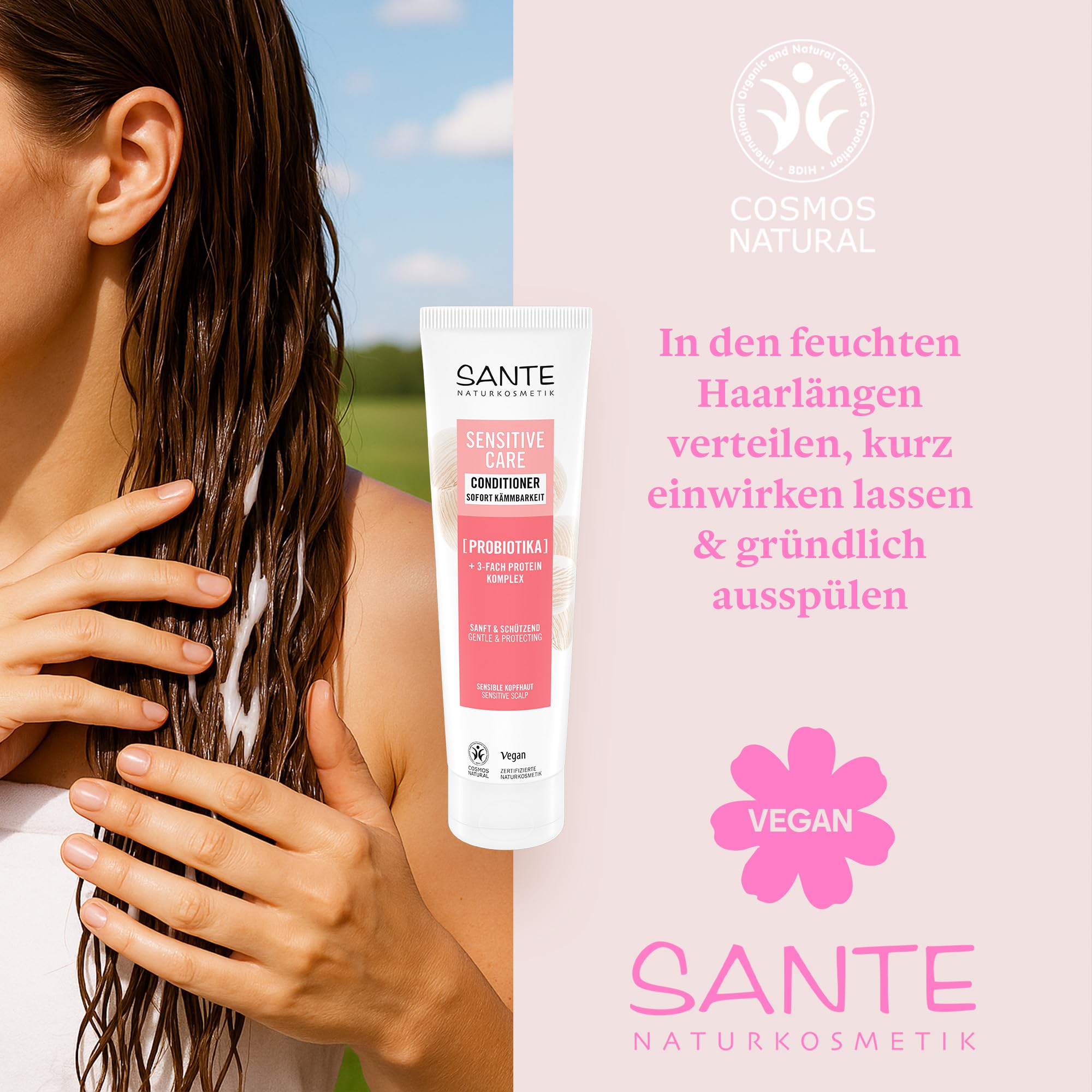SANTENATURKOSME produkt do pielęgnacji włosów 150 ml