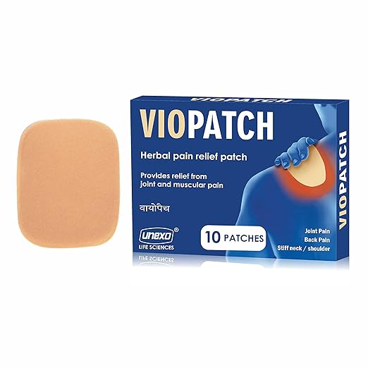 Viopatch Herbal Pain Relief Patch Pack of 10 Patches Instant Relief