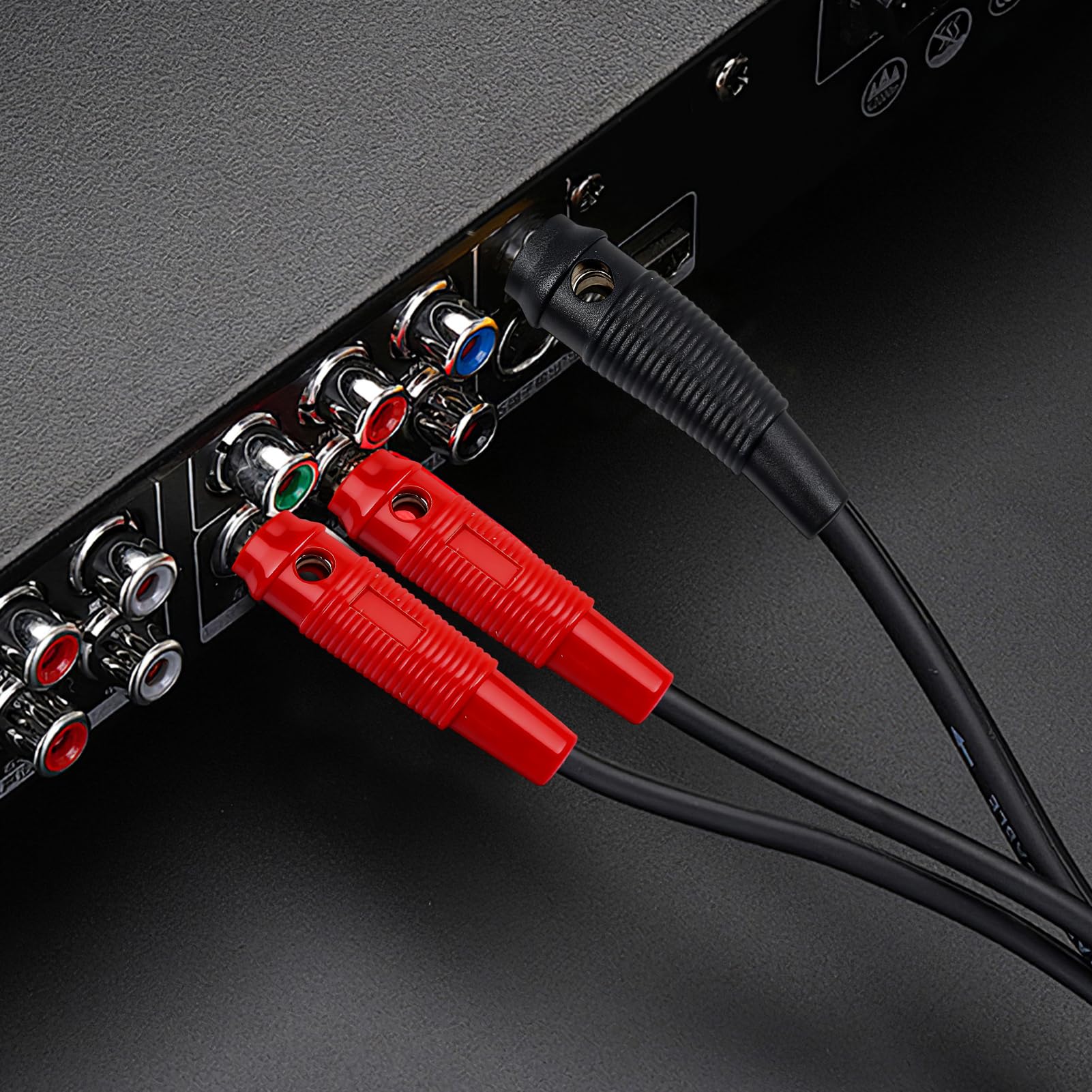 Spinotti Altoparlanti 16 Pezzi 4mm 20A Connettori Banana Rosso Nero HiFi AV-Receiver