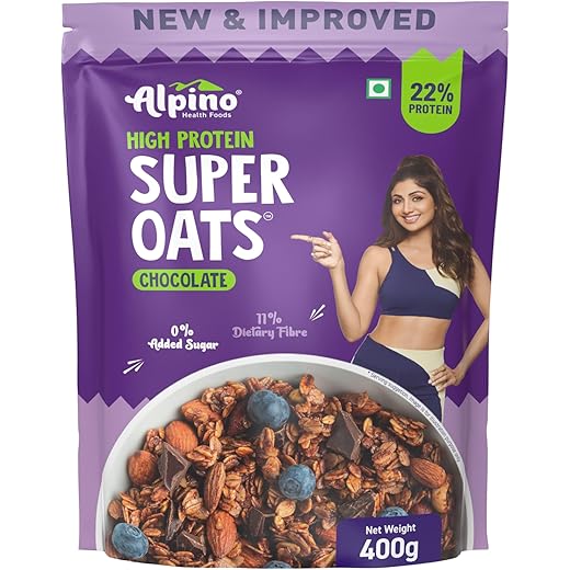 ALPINO High Protein Super Oats Chocolate 400g