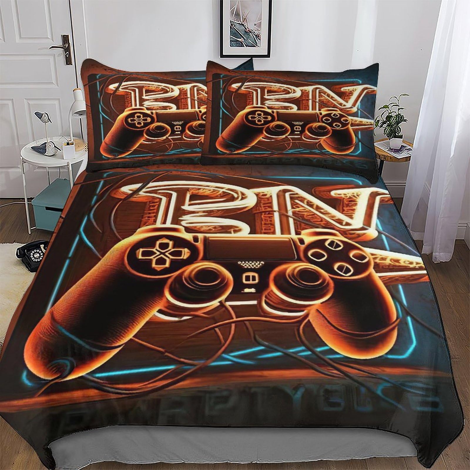Contrôleurs de jeu parure de lit king size pour offrir un cadeau geek idéal