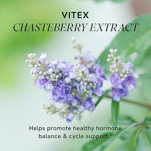 Miniatura 3 de Vitex Chasteberry Suplemento 600mg | Agnus Castus para el equilibrio hormonal de las mujeres, menopausia, regularidad menstrual y acné hormonal* |