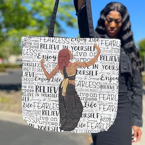 Miniatura 5 de African American Expressions - Bolso de mano tejido