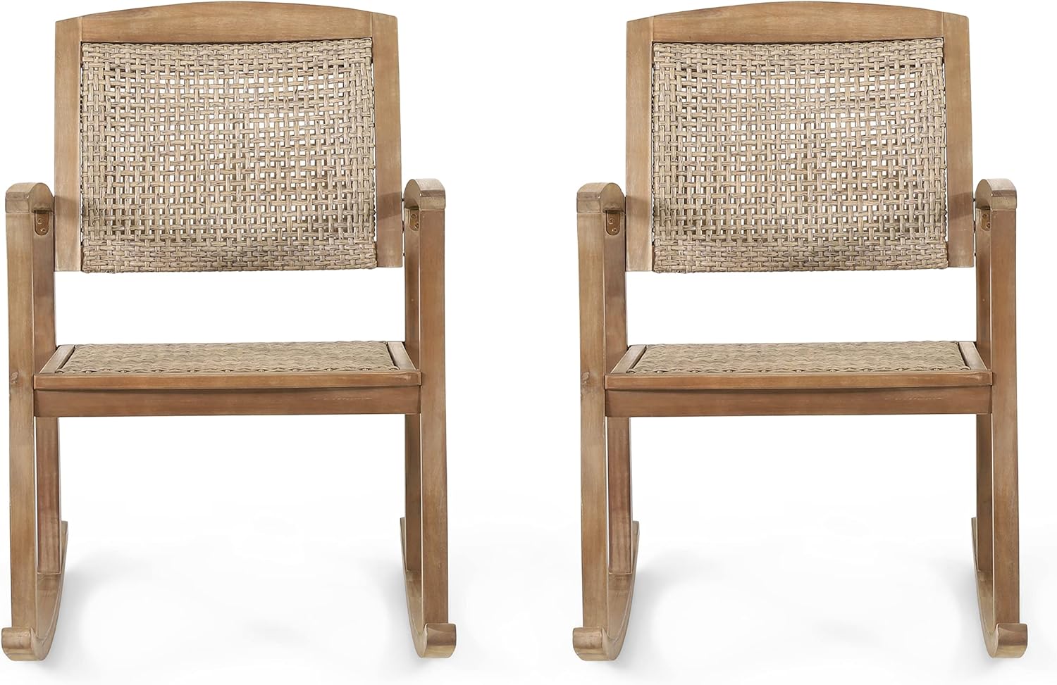 Christopher Knight Home 315649 Welby Rocking Chair, Multi Light Brown + Light Brown