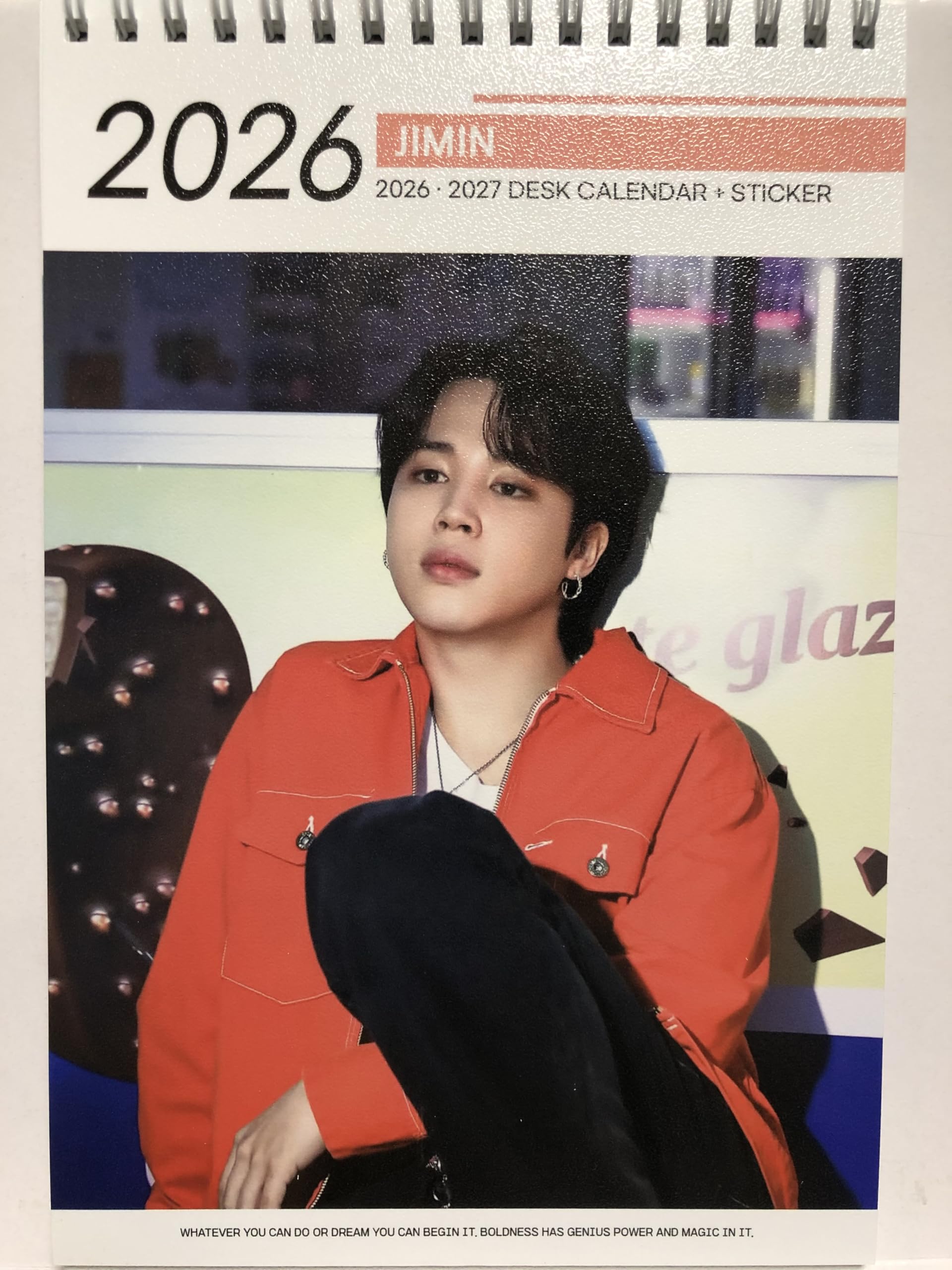 Amazon.co.jp: ジミン グッズ 2026年-2027年 2年分 卓上カレンダー
