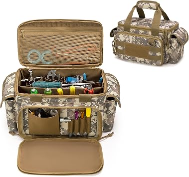 Rexmica Small Tool Bag for Men, with Anti-friction and Thick Padded Bottom