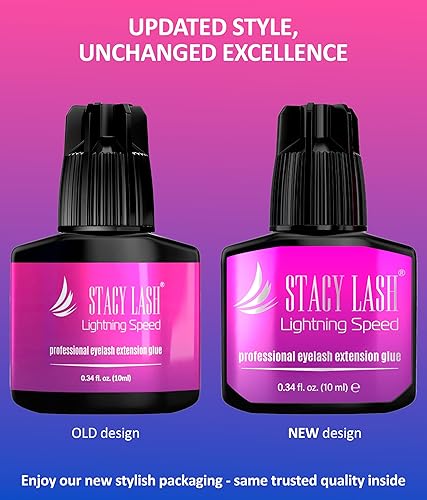 Miniatura 3 de Extensiones de pestañas Lightning Speed  Stacy Lash 0.34 onzas líquidas  0.3 onzas líquidas  0.3 segundos de tiempo de secadoretención  6-8