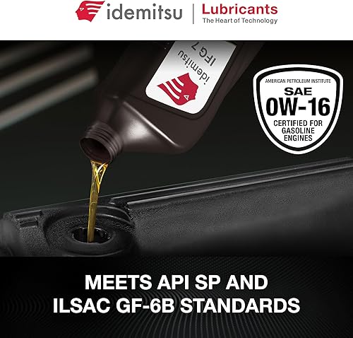 Miniatura 5 de Idemitsu IFG 7 0W-16 SPGF-6B Aceite de motor  1 cuarto de galón  Diseñado con precisión para una máxima eficiencia y protección