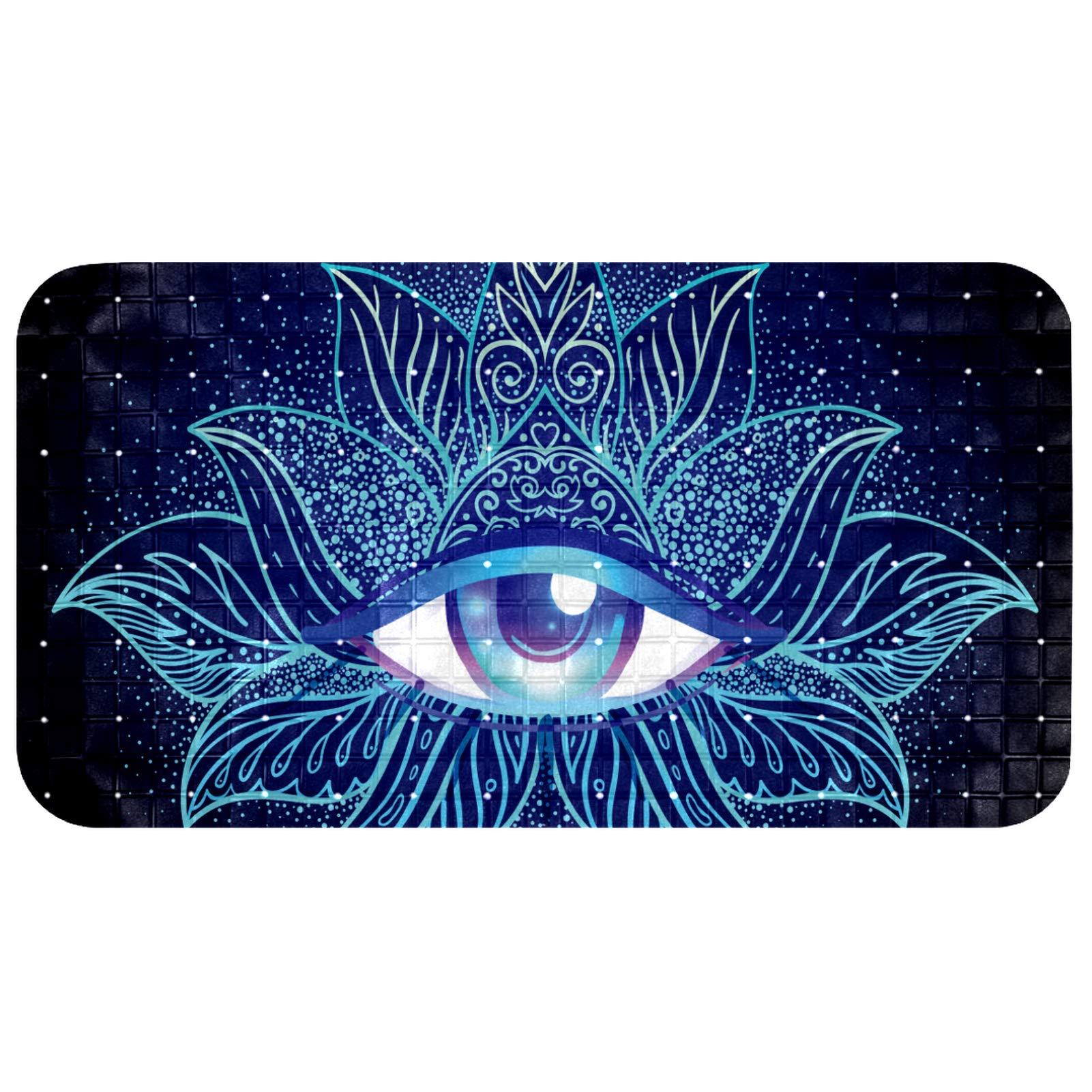 Tapis de bain antidérapant bébé avec ventouses Bennigiry dragon chinois