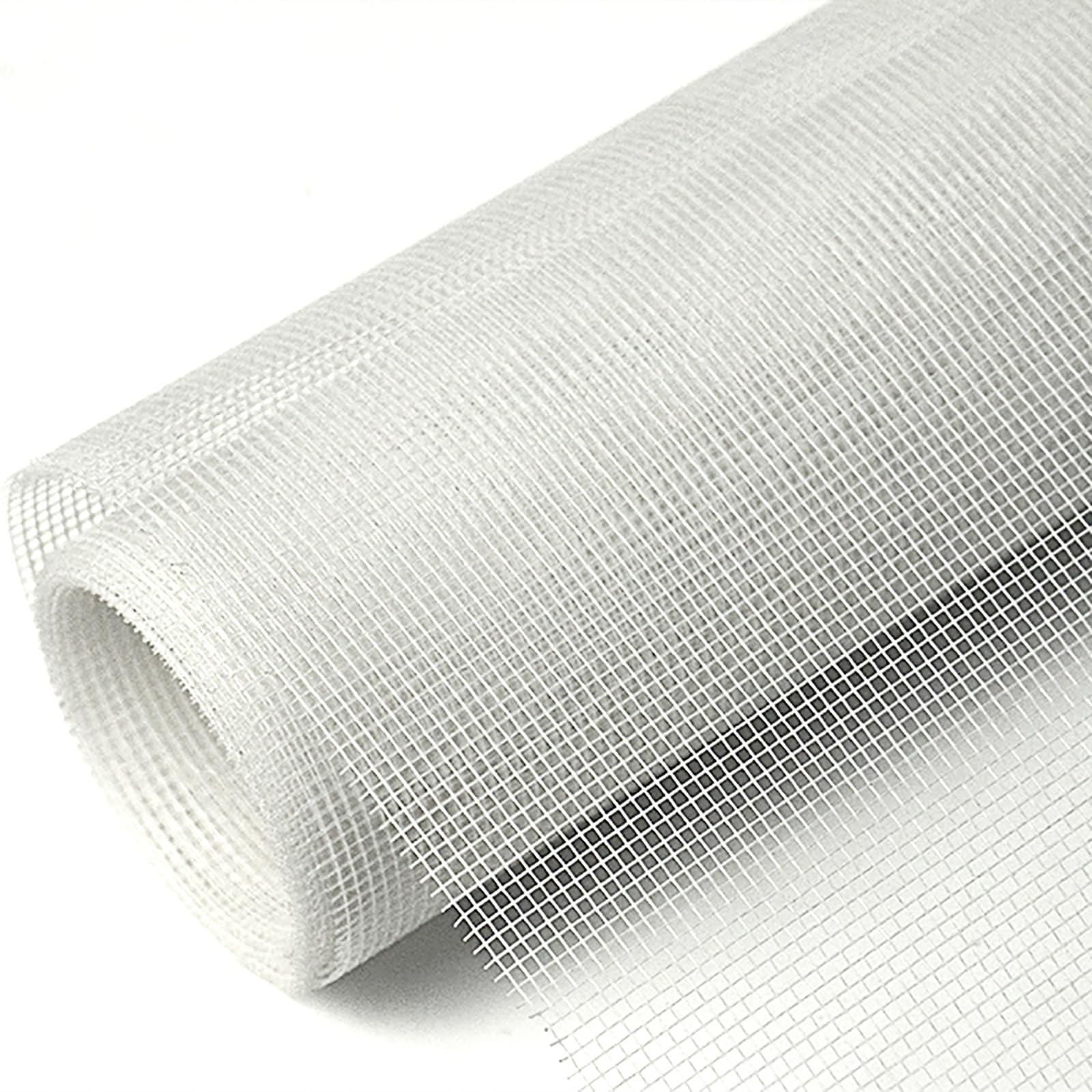 Rete per Zanzariera 0.8x21m, Rete Metallica Maglia Piccola Accessori per Finestre Rete Zanzariera Finestra, per La Realizzazione di Zanzariere a Telaio Fisso. - Bianco