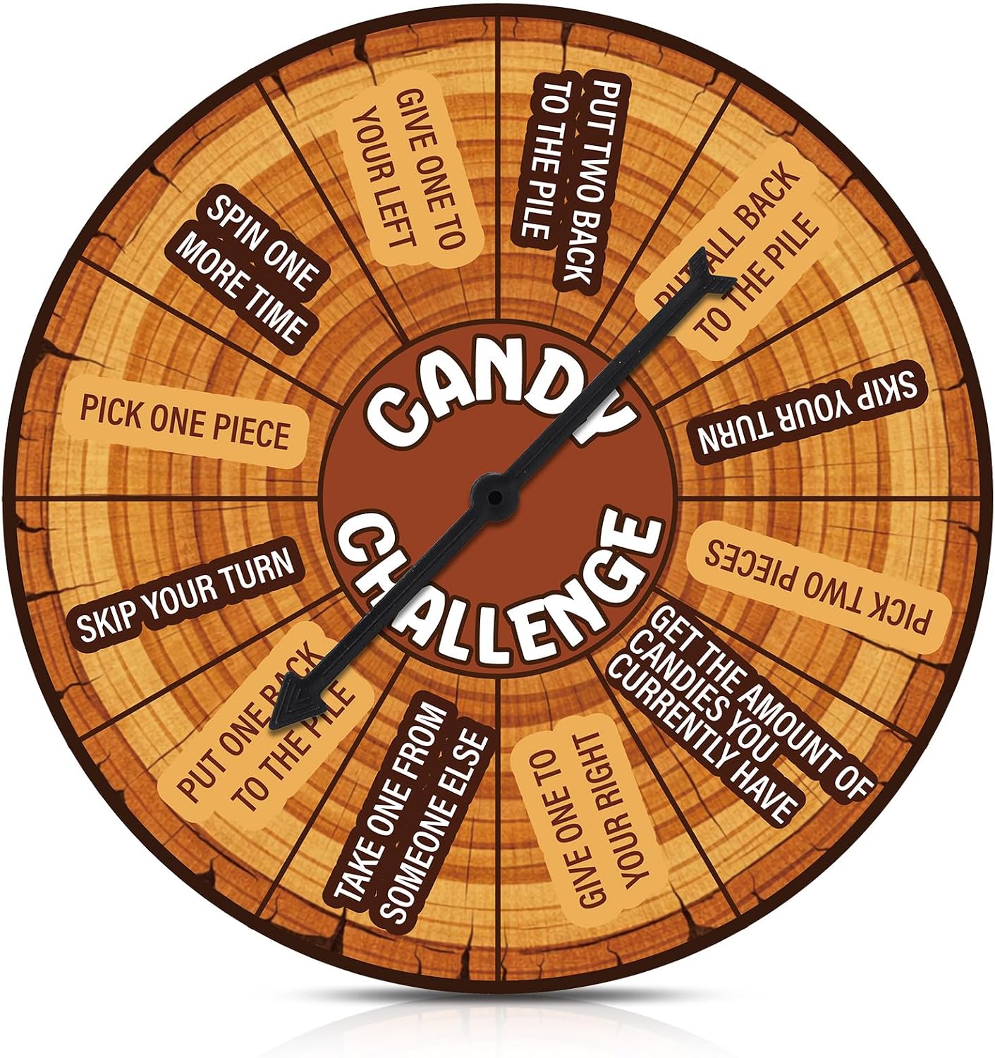 Marspark Camping Party Games for Kids 10.2'' Spinner Candy Challenge Camping Party Favors for Camper Entertaining Activities Family Indoor Outdoor Game Summer Games Camp Adventure