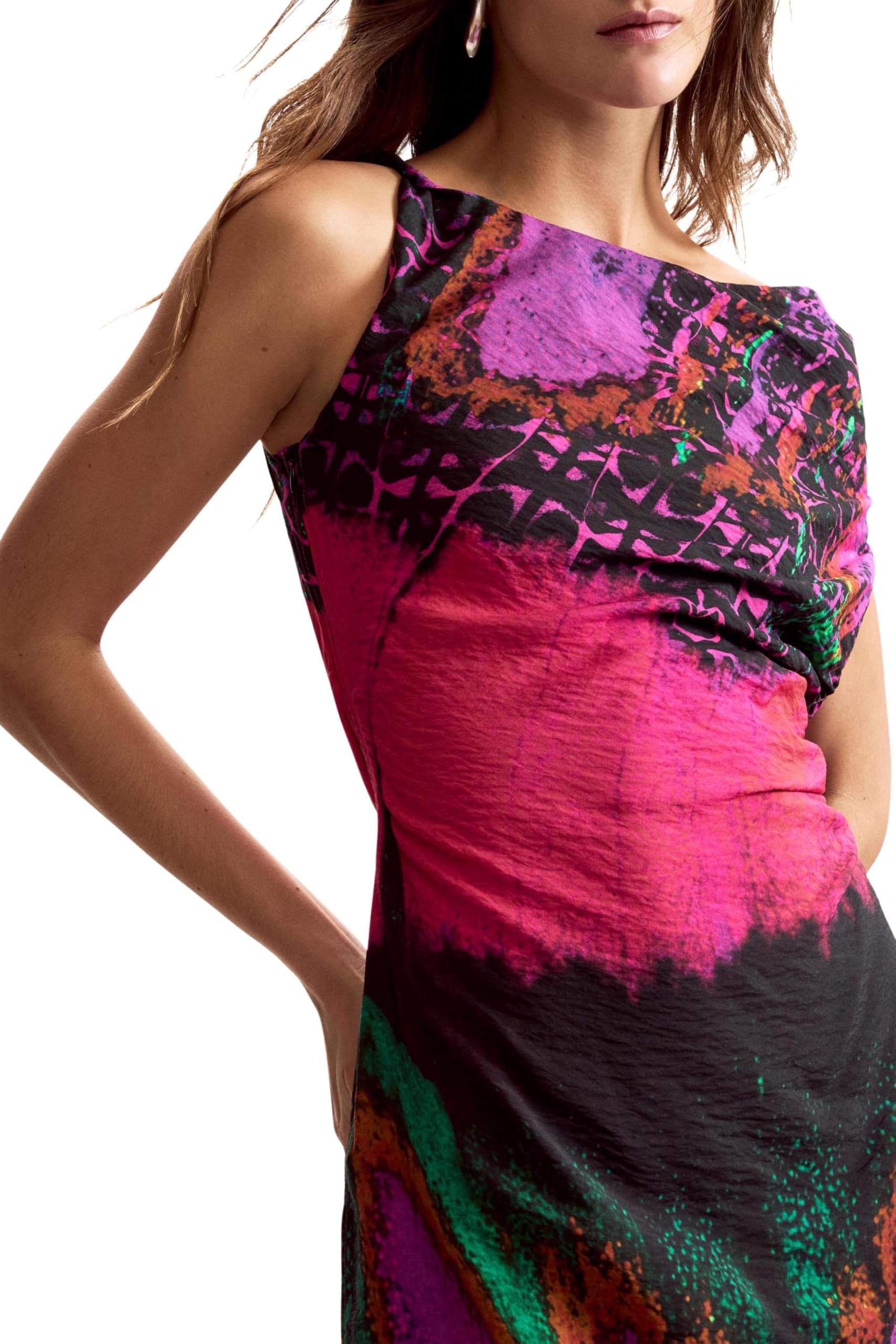 Desigual Fuxia Beattl Dress Donna