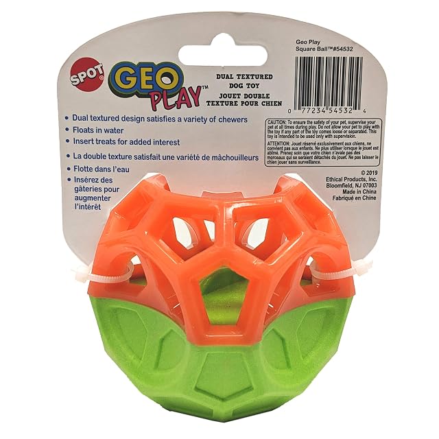 Foto 2 de 8 de Ethical Cubo de Juguete para Perros de Doble Textura Geo Play