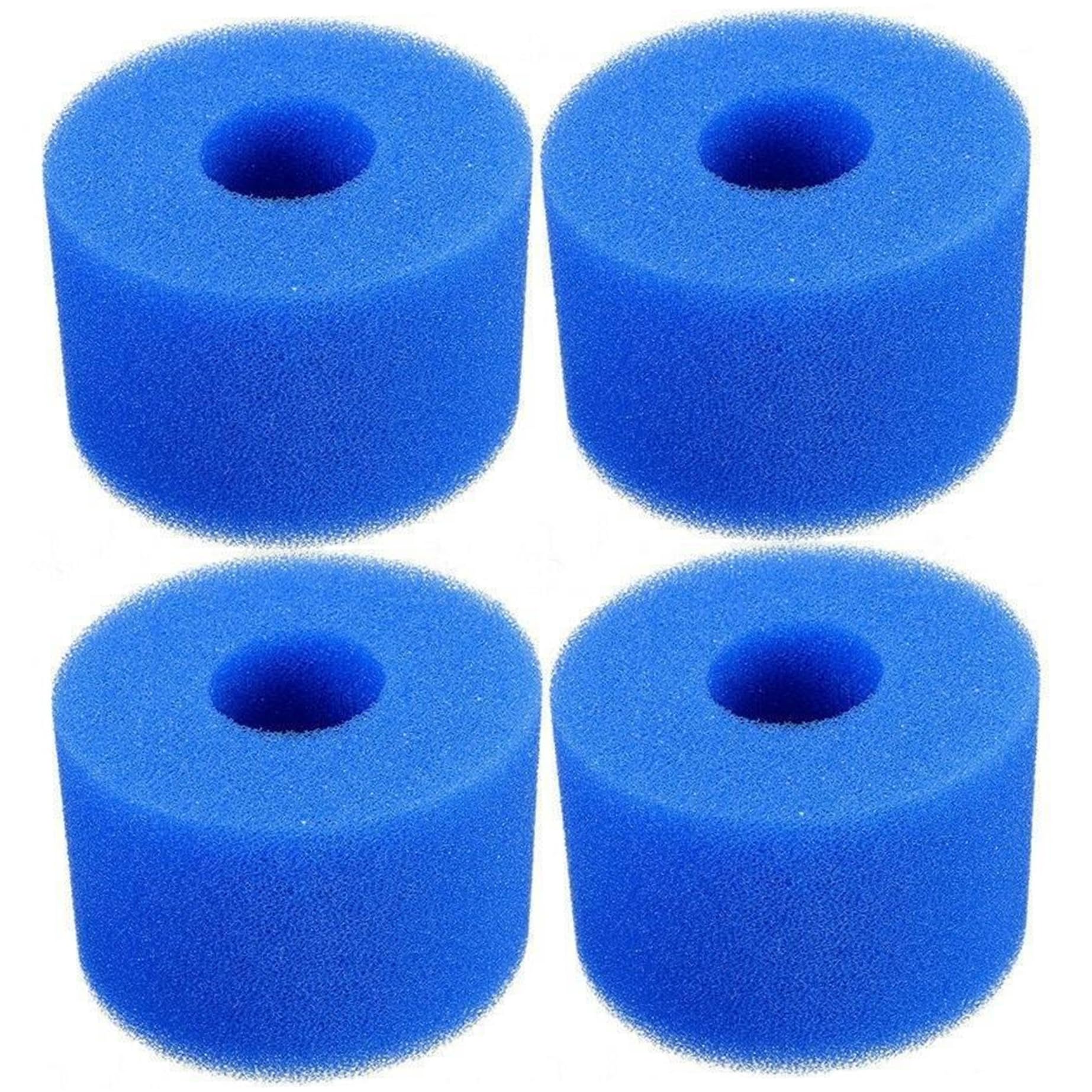 CAKEEYUM 4PCS Type 1 Pool Filters, 4x3 Washable & Reusable Sponge Hot Tub Filters for Swimming Pool Clean Type 1 Filter, Reusable, Hot Tub, Filter
