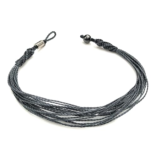 Surfer Anklet Macrame Ankle Bracelet Unisex Woven Beach Foot Jewelry Custom Sized for Men Women and Kids by RUMI SUMAQ