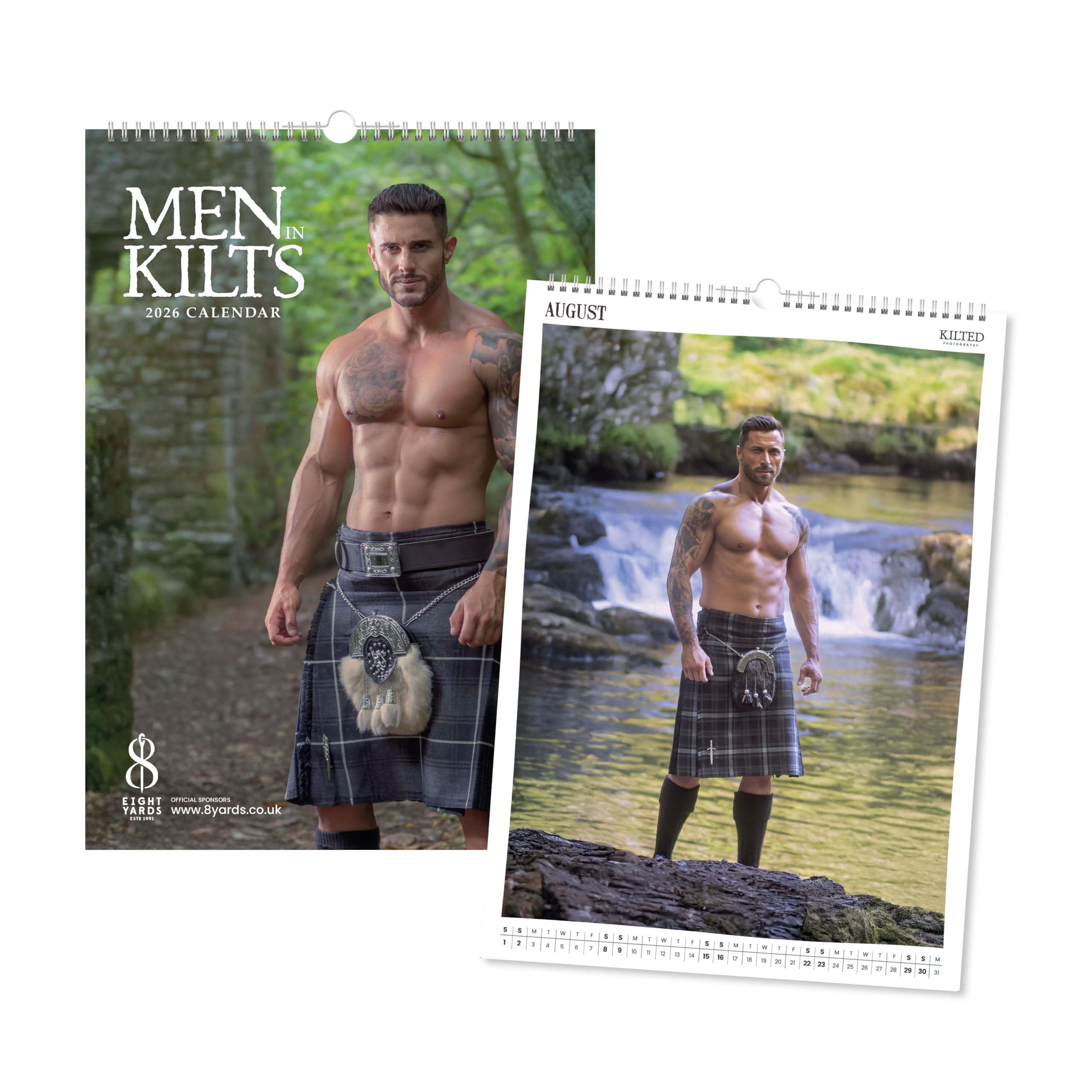 2026 Men in Kilts Calendar A3
