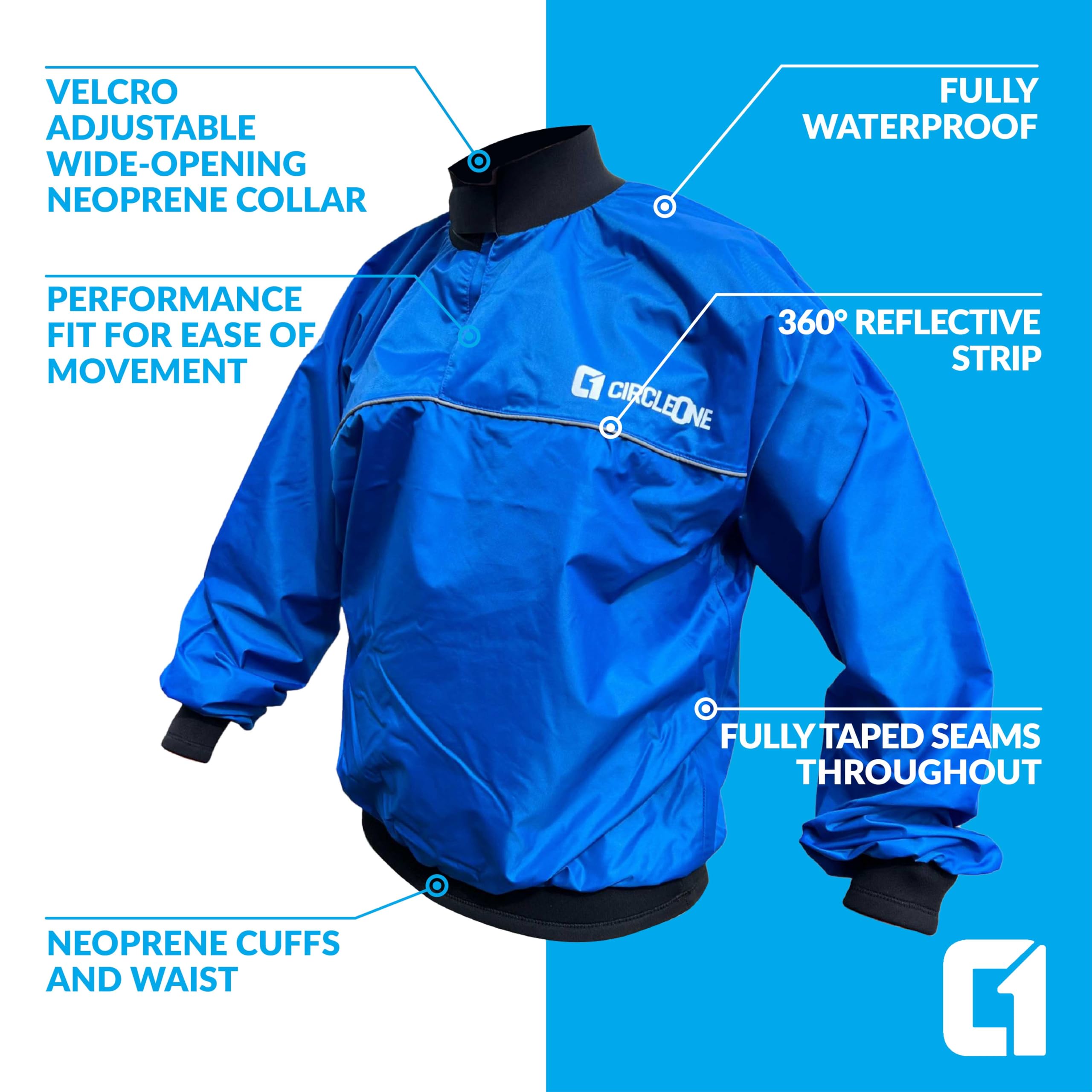 Circle One Unisex Cag Sprühjacke (1er Pack)
