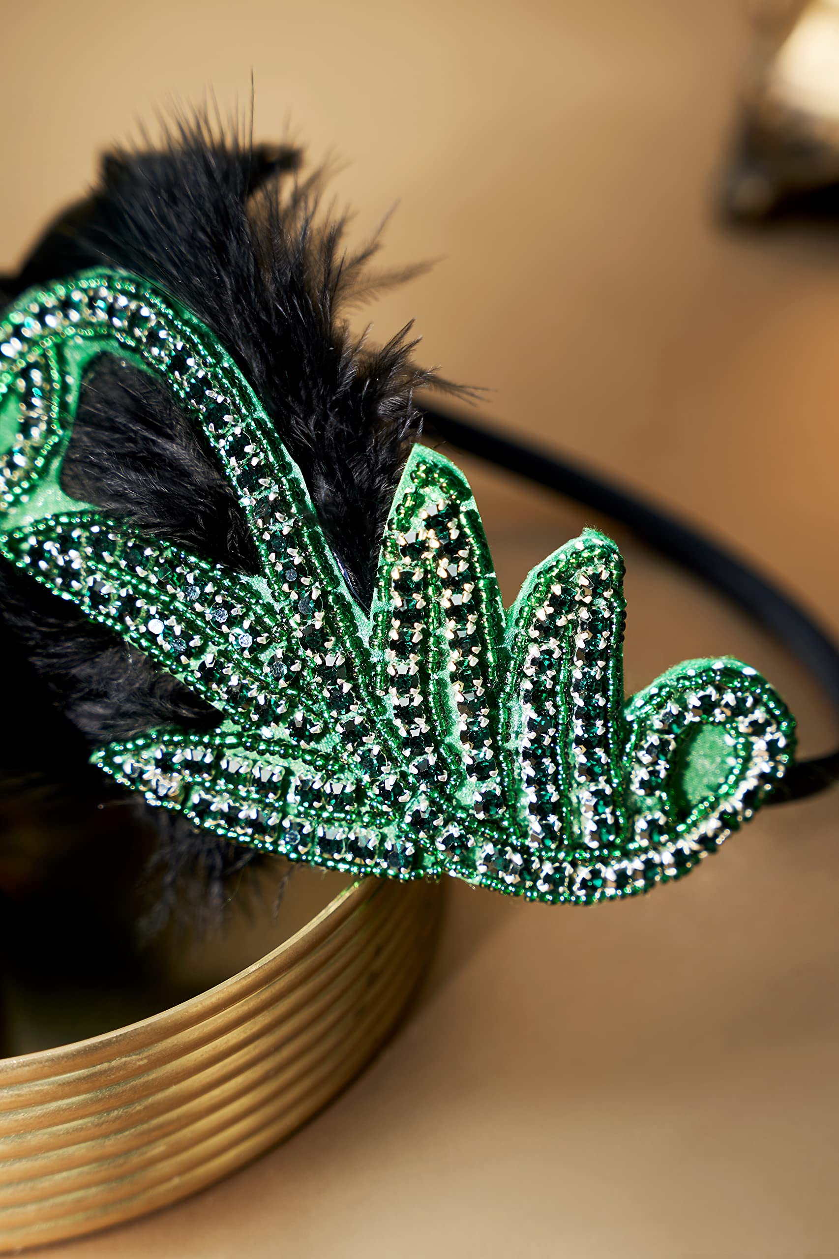 Amazon.com: BABEYOND 1920s Flapper Headband Accessories  display picture 1