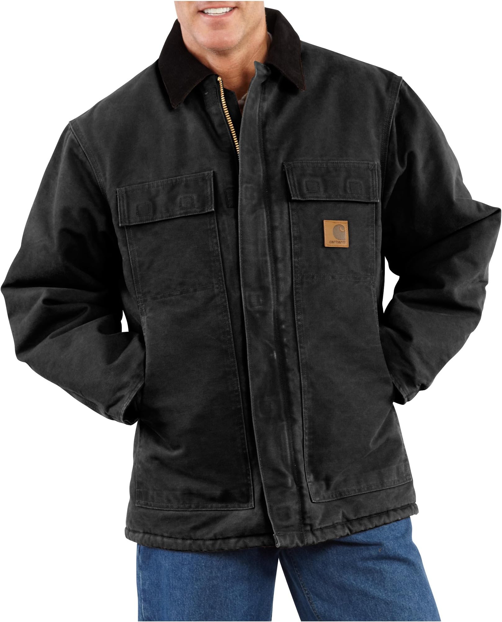 Carhartt Men's Arctic Quilt Lined Sandstone Traditional Coat C26