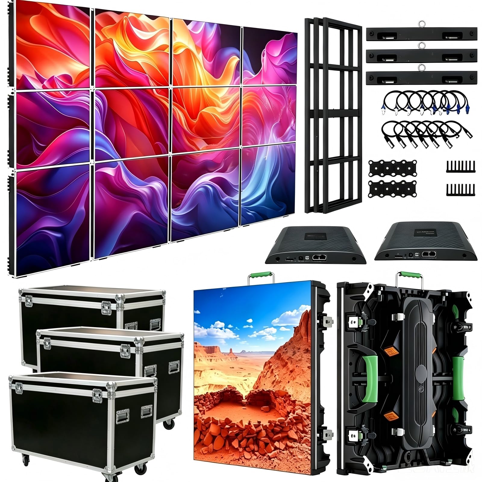 Portable LED Video Wall Rental LED Display for Events Outdoor &amp; Stage