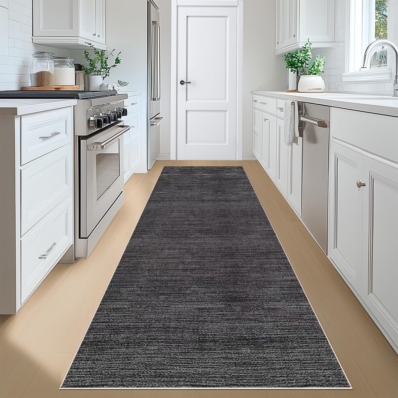 Tehocwiz Long Hallway Runner Rug, Non-slip Carpet Runner for Hallway 40 x 60 cm Machine Washable Kitchen Runner Mat, Runner Rug for Entryway, Hallway Rugs for Hallway Kitchen Entryway Laundry Room