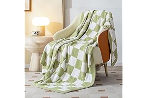 Ultra Soft Cozy Buffalo Checkerboard Grid Microfiber Blanket