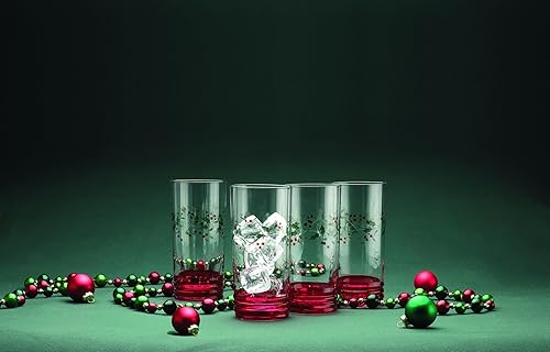 Miniatura 3 de Pfaltzgraff Winterberry - Vasos enfriadores 20 onzas juego de 4