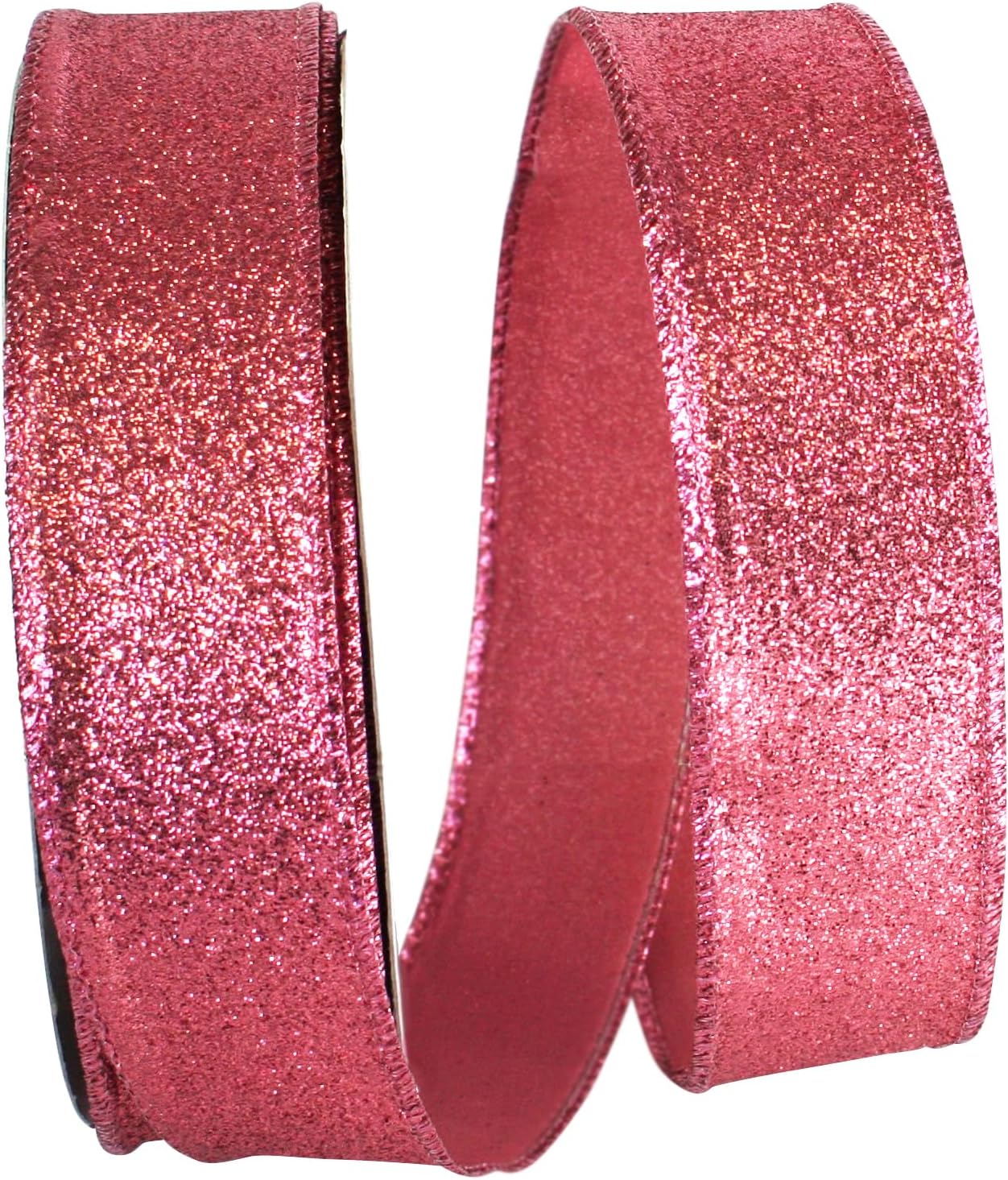 Reliant Ribbon 97896W-035-40F Glitter Lame Wired Edge Ribbon, 2-1/2 Inch X 10 Yards, Gold