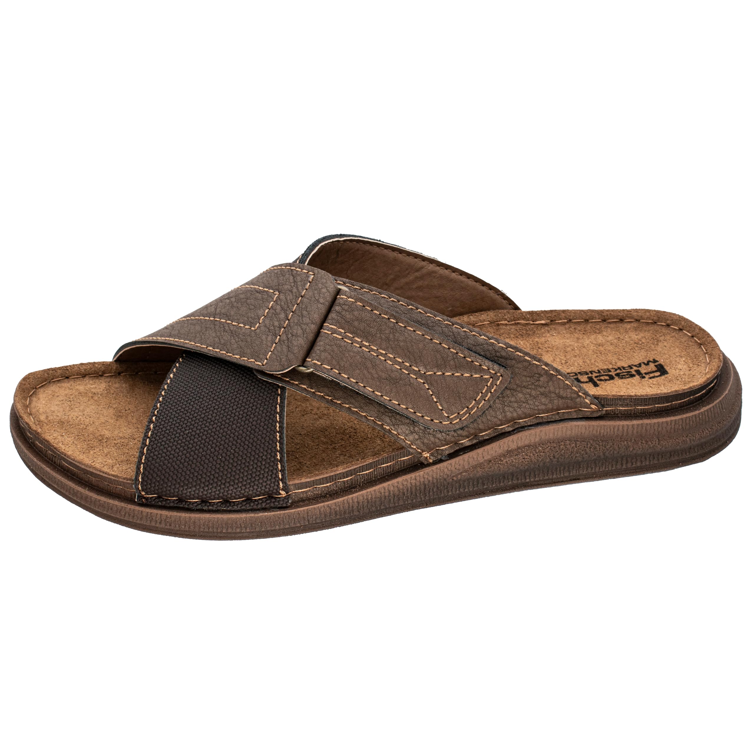 Fischer Men's Franz Loafer Flat, Mocha, 6.5 UK