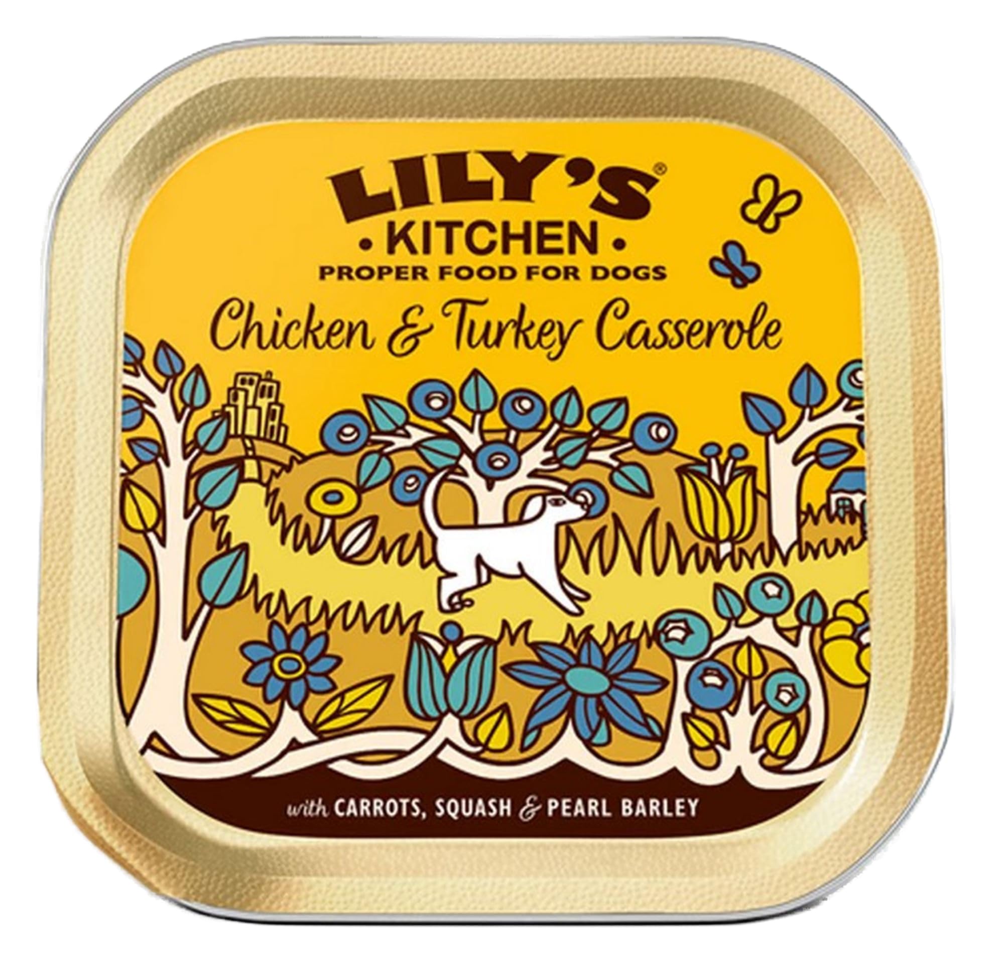 Lily's Kitchen Chicken & Turkey Casserole Wet Dog Food - 150G