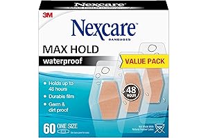 Nexcare Max Hold Waterproof Bandages: 24-Hour Protection for Active Lifestyles