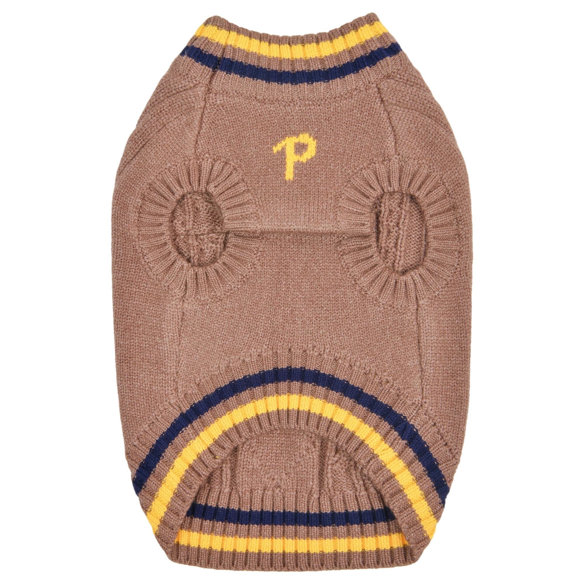 Puppia JOISE – Chandail en tricot pour chien, saison d'hiver pour chiens de petite et moyenne taille, marron, taille M