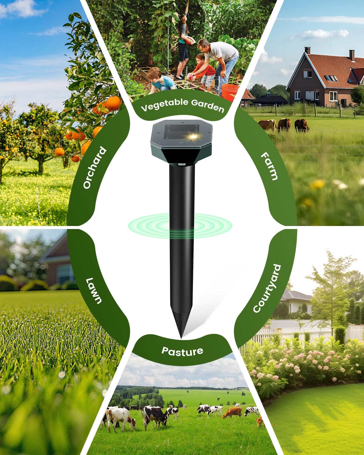 Solar Pest Repeller - Snake, Mole & Critter Control -5 Solar Pest Repeller - Snake, Mole & Critter Control -5