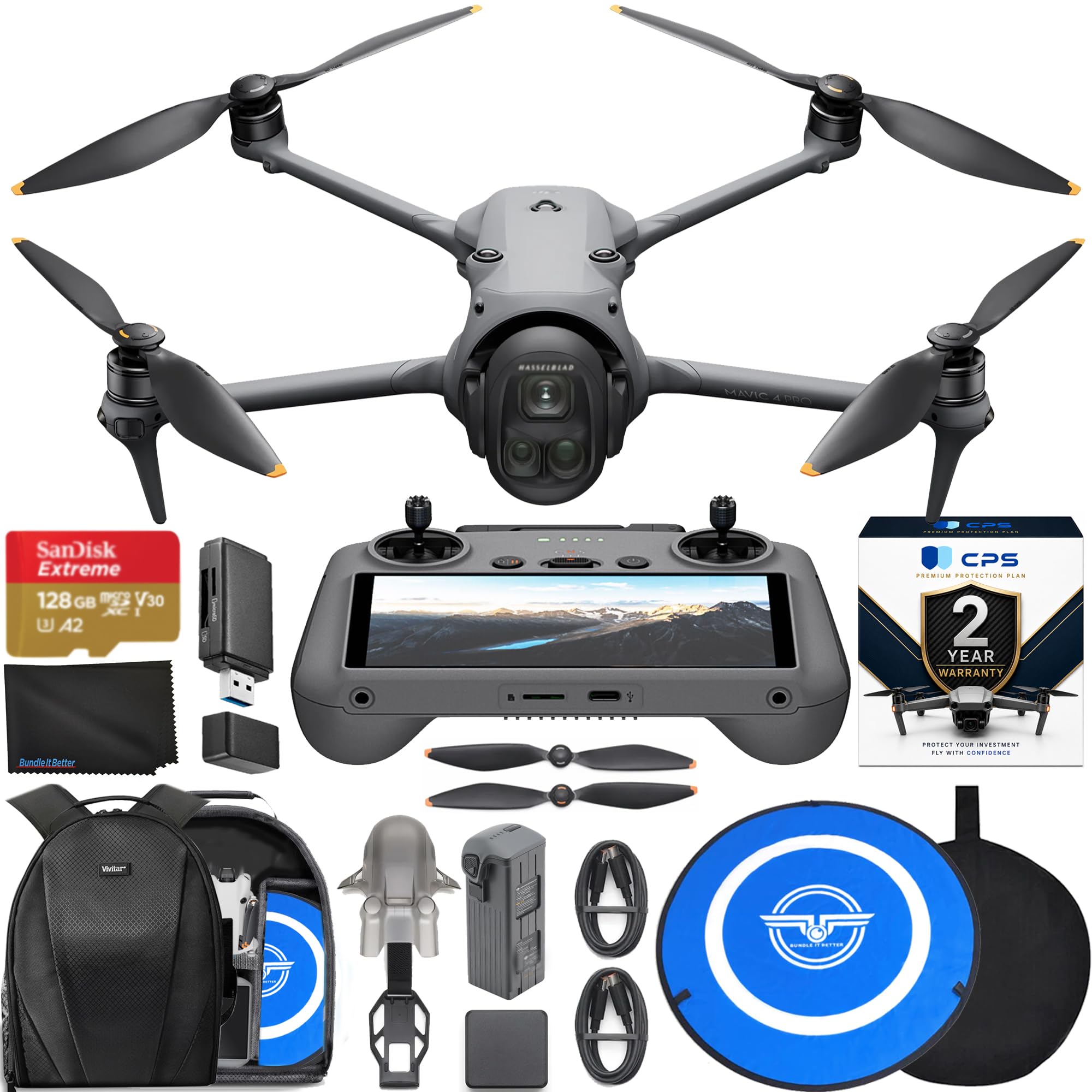 Amazon.com: DJI Mavic 4 Pro Drone 6K60 HDR, 100MP, 51-Min Max