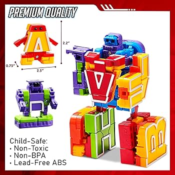 Amazon.com: JOYIN Alphabet Robots Toys for Kids, ABC