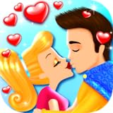 Schloßspiele Prinzessin Romantischer Kuss im Schloss