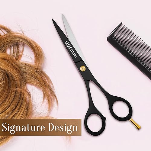 Miniatura 9 de Facón Hair Cutting Scissors - Professional Hair Scissors 6.5 Inch Razor Edge Barber Shears Salon Hair Cutting Shears - Japanese Stainless Steel - El