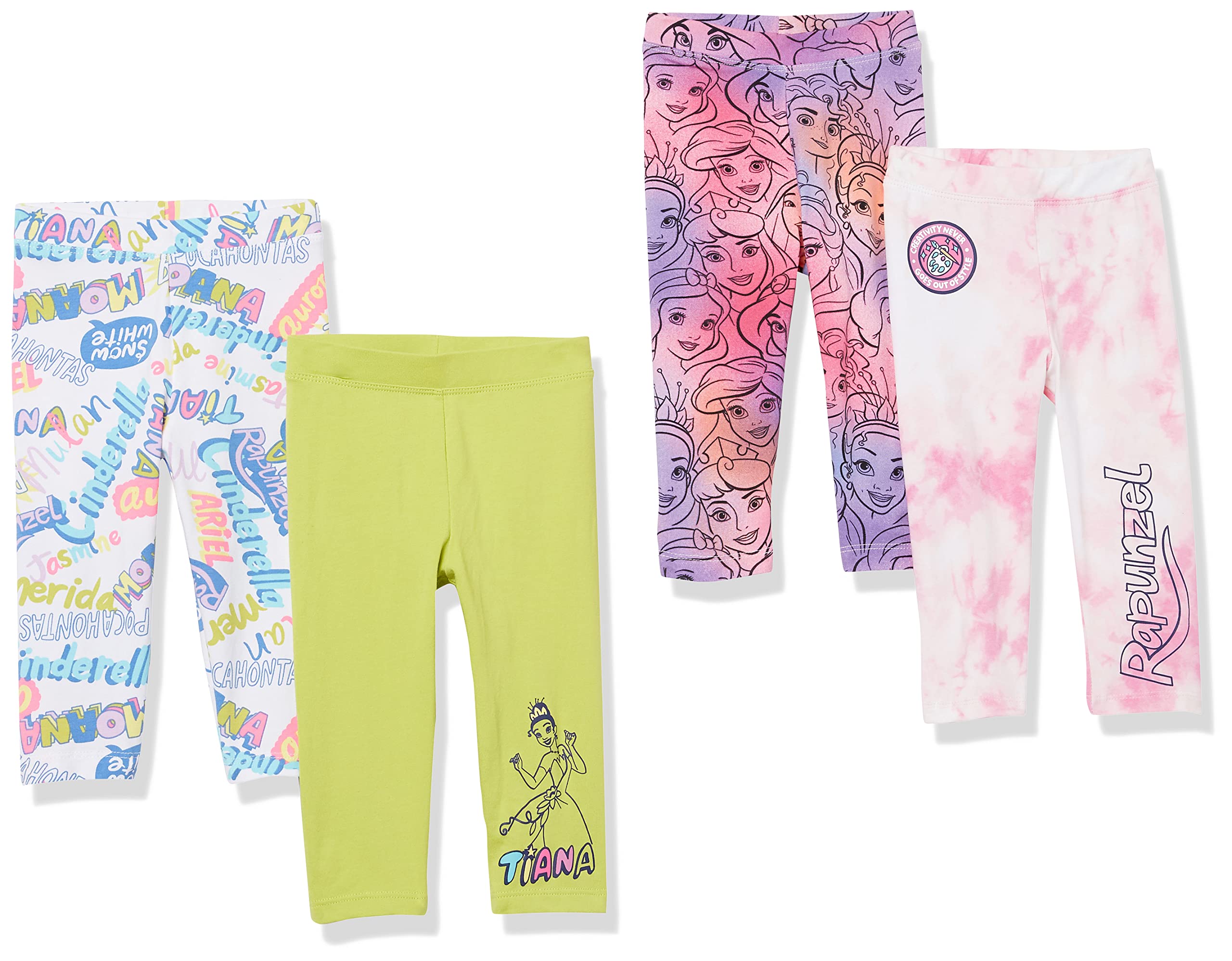 Amazon Essentials Disney | Marvel | Star Wars | Frozen | Princess Girls and Toddlers' Leggings, Multipacks — view 17